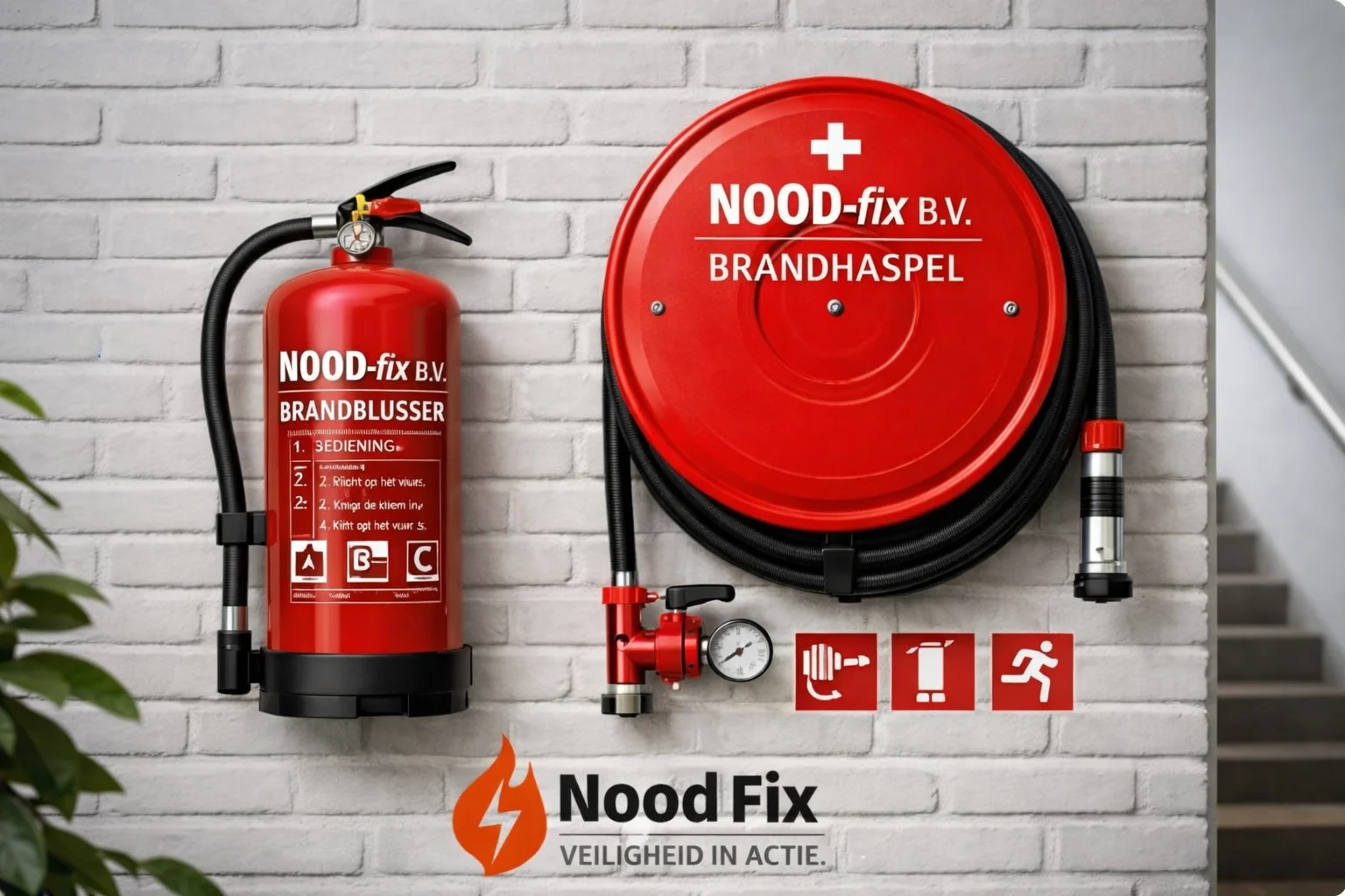 Nood-fix B.V. - Brandblusser en Brandhaspel